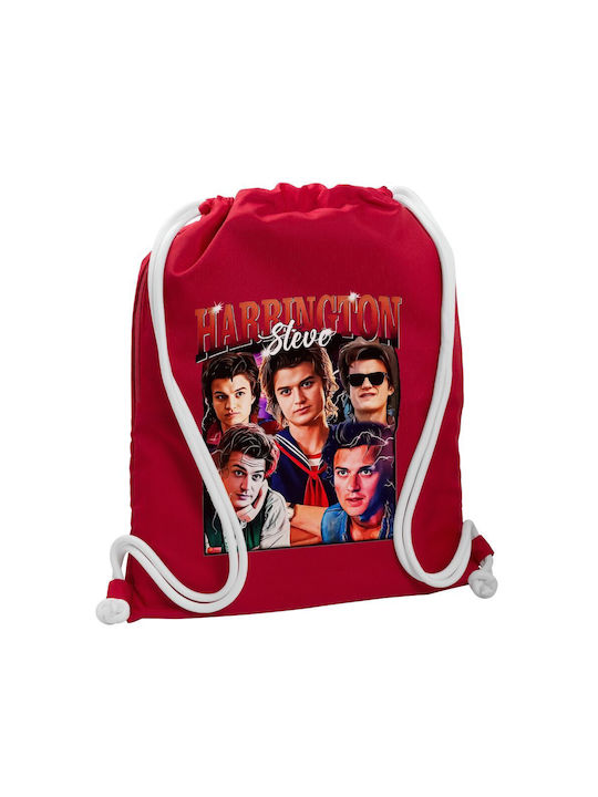 Koupakoupa Steve Harrington Red Gym Backpack Bag