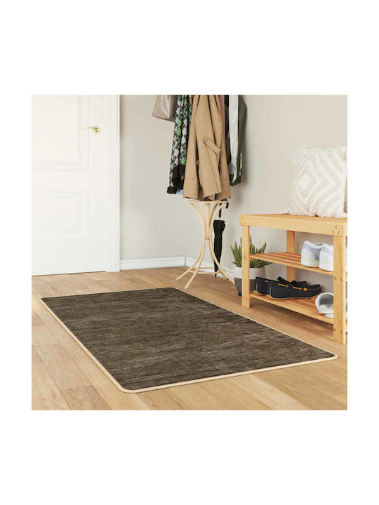 vidaXL Non-Slip Rectangular Forest Green Rug 100x80cm