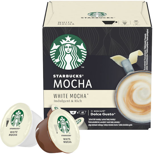 Starbucks Κάψουλες Σοκολάτα Συμβατές με Μηχανή Dolce Gusto 12caps