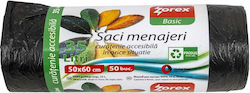 Trash Bags Capacity 35L 60x50cm 50 Pieces