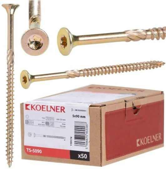 Βίδα με Διάμετρο M6 και Μήκος 140mm 50τμχ