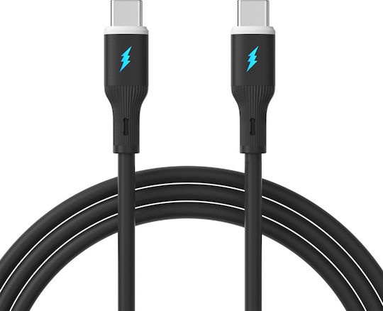 Usb Type C Cable Usb Type C 1m Ak-usb-67 60w Silicone