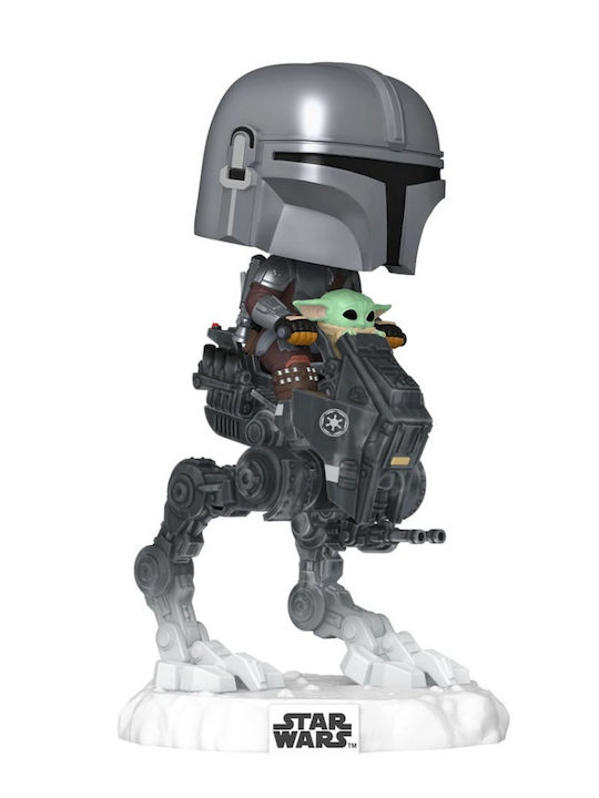 Funko Pop! Rides: Star Wars - The Mandalorian with Grogu in Imperial Remnant AT-RT 837