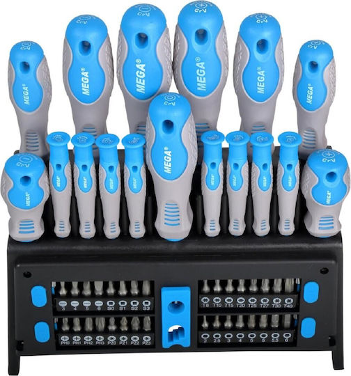 Mega Crv 10999 Screwdriver Screwdriver Bit Set 50 Pcs