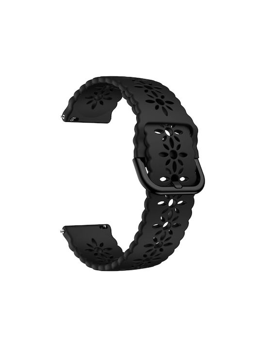 Silikon Tragbares Band Schwarz Für Amazfit GTS 4