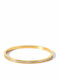 Women's Steel Handcuff Bracelet Gold Plated