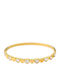 Momoca Women's Handcuff Bracelet with Heart Design Gold Plated Steel