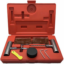 Schnelles Reifenreparaturset 20 Stück Aufbewahrungsbox Rot 30x20x6 cm