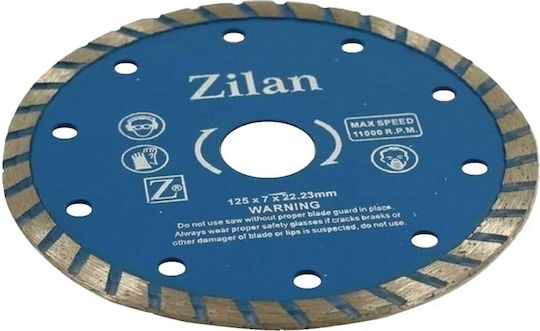 Continuous Diamond Disc 125x7x22.23mm Zln 1014