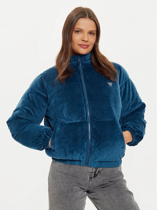 Guess Jachetă Puffer Lungă de Damă pentru Iarnă...