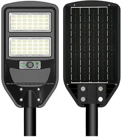 Pro Proiector LED Solar Etanș 100W Alb Rece 6400K cu Senzor de Mișcare IP65