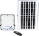 Proiector LED Solar Etanș 50W cu Telecomandă IP66