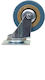 Furniture Wheel Rubber Caster 3-inch Swivel Blue Z-tools Zts 8123