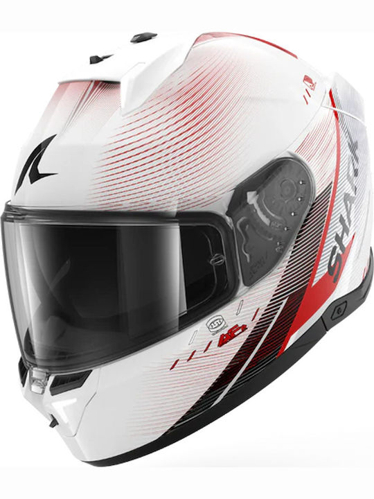 Shark Skwal I3 Speed-Tech White Red Black Κράνο...