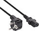 Захранващ Кабел Pc Cee 7/7 Iec C13 Ak-pc-05s Cu 3x1.5mm² 5m