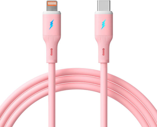 Akyga Usb Typ C Blitzkabel 1m Ak-usb-71 30w Silikon Rosa
