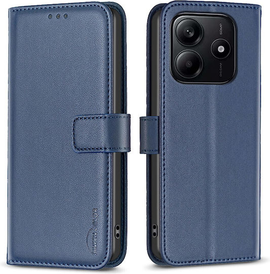 Binfen Series 12 Wallet Δερμάτινο Μπλε (Redmi Note 14 5G)