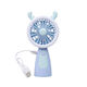 Handheld Fan Usb Powered 3.7w 3 Speeds Purple Zts 8242