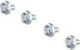Mounting Screws Atx Power Supply Akyga Ak-ca-79 Set 4 Screws