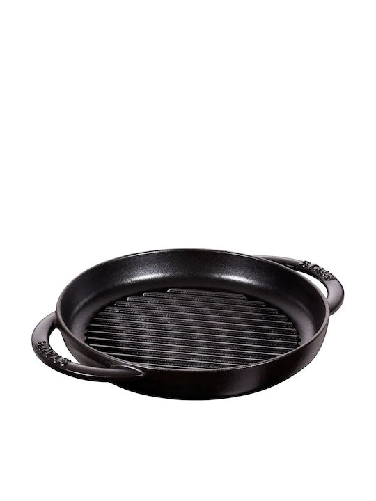 Staub Cast Iron Grill Pan with Non-Stick Coating 22cm