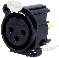Xlr Σασί Θηλυκό 3 Pin Pcb Ευθείας Ac3fav2-au-pre