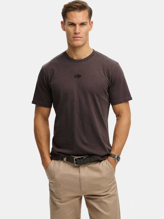 Superdry Superdry Herrenblusen Kurzarm T-Shirts Grau Superdry Superdry Herrenblusen Kurzarm T-Shirts Grau