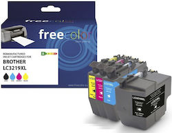 Freecolor Συμβατό Πακέτο Brother Brother Lc3219xl Πολλαπλό (Color)