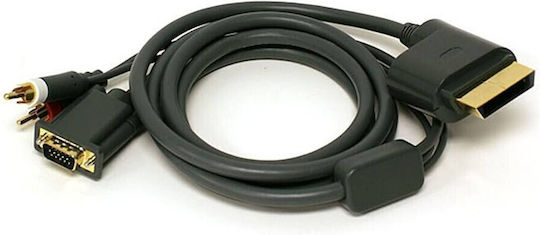 Vga Cable Gold Hd Optical Output Xbox360 2 Μέτρα