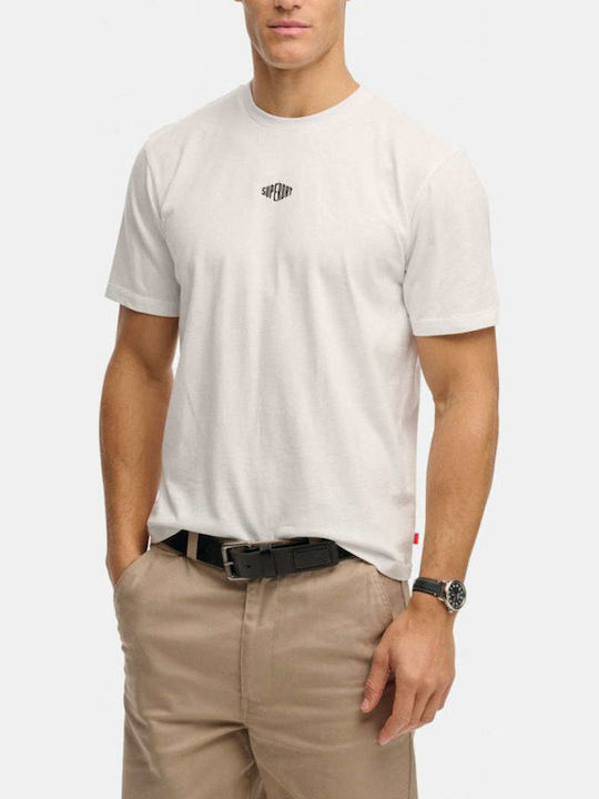 Superdry 'micro Logo' Polo T-shirt Λευκό