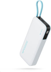 Cuktech CUKP200NGLLG 20000mAh 55W Λευκό