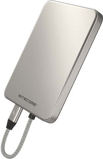 NiteCore Pocket 5 MagSafe Power Bank 5000mAh 22.5W Gray