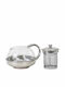Teapot with Filter Glass Gray 600ml