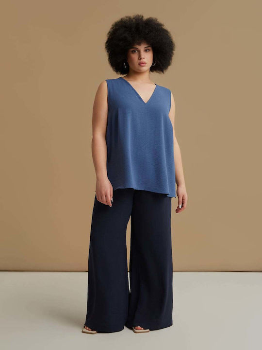 Mat Fashion Γυναικεία Καλοκαιρινή Μπλούζα Αμάνι...