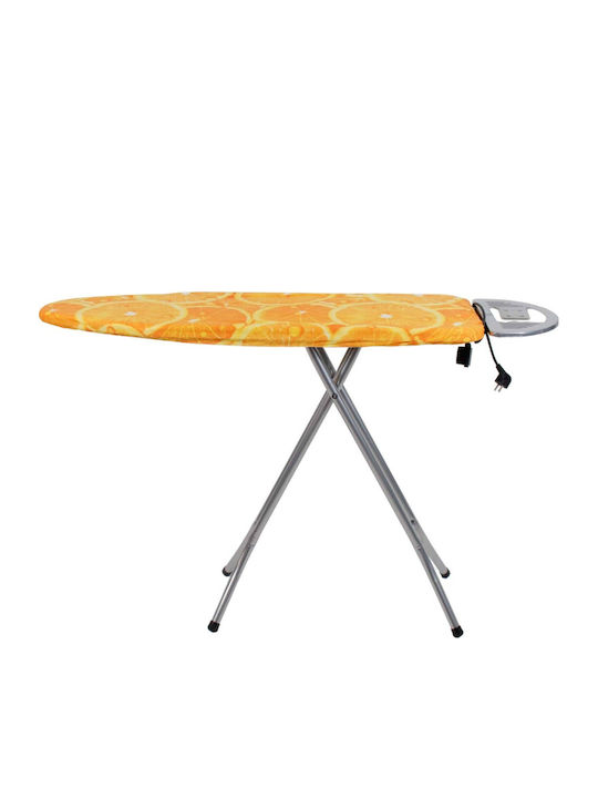 Masă De Călcat Pentru Fierul De Călcat Cu Aburi Compactă Cu Priză 112x37cm