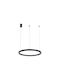 Lumini Suspendate Negru LED Cu Lumină Alb Natural 60cm