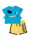 Kids Set with Shorts Summer 2pcs Blue
