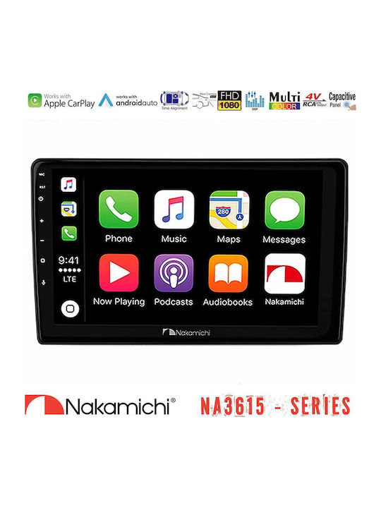 Nakamichi Ηχοσύστημα Αυτοκινήτου για Ford Transit Custom 2019 (Bluetooth/USB/WiFi/GPS/Apple-Carplay/Android-Auto) με Οθόνη Αφής 9"