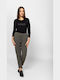 Women's Fabric Trousers Olive