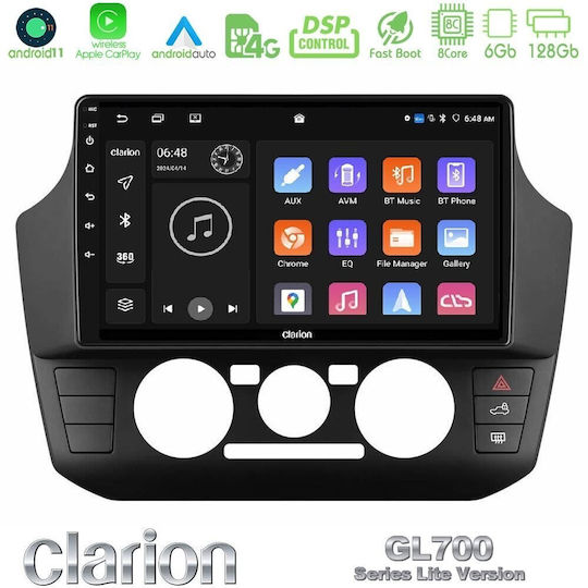 Clarion Ηχοσύστημα Αυτοκινήτου για Seat Mii Skoda Citigo 2017-2023 (Bluetooth/USB/WiFi/GPS/Apple-Carplay/Android-Auto) με Οθόνη Αφής 9"