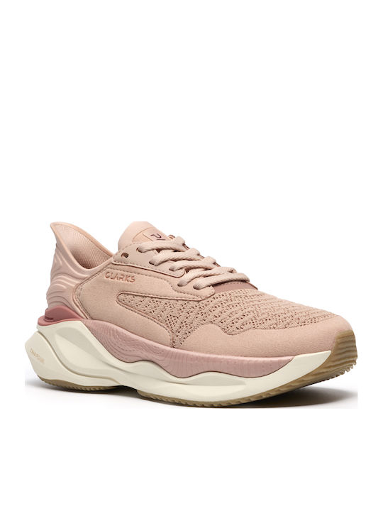 Clarks Pace Adidași Pentru Femei Roz Combi
