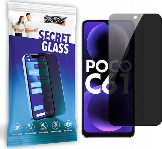 Grizzglass Поверително Стъкло Grizzglass Secretglass Xiaomi Poco C61
