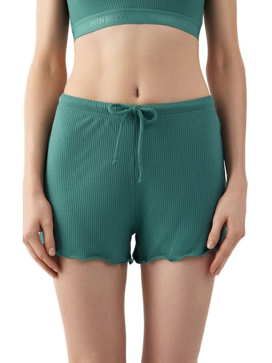 Minerva Summer Women's Pyjama Shorts Petrol