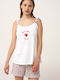 Vamp Summer Cotton Babydoll White