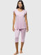 Koyote Summer Women's Pink Pyjama Set