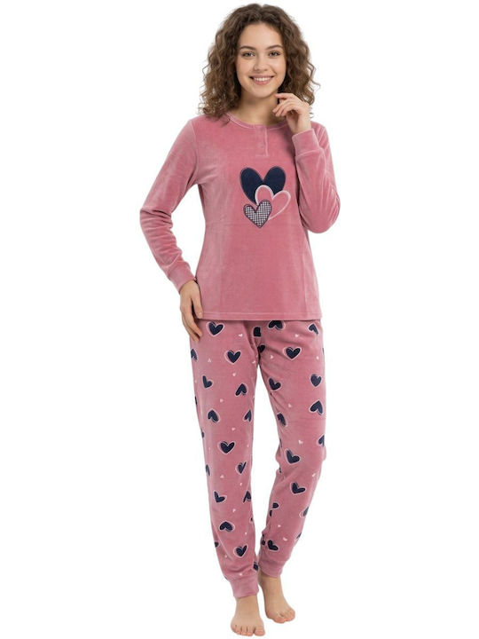 Cootaiya Winter Women's Pyjama Set Pink