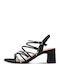 Fabric Sandals Black