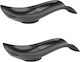 Set 2 Cutlery Holders Melamine Culinaro 26x13x4cm Black