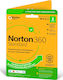 Norton 360 Standard for 1 Device and 1 Year of Use 10GB Electronic License