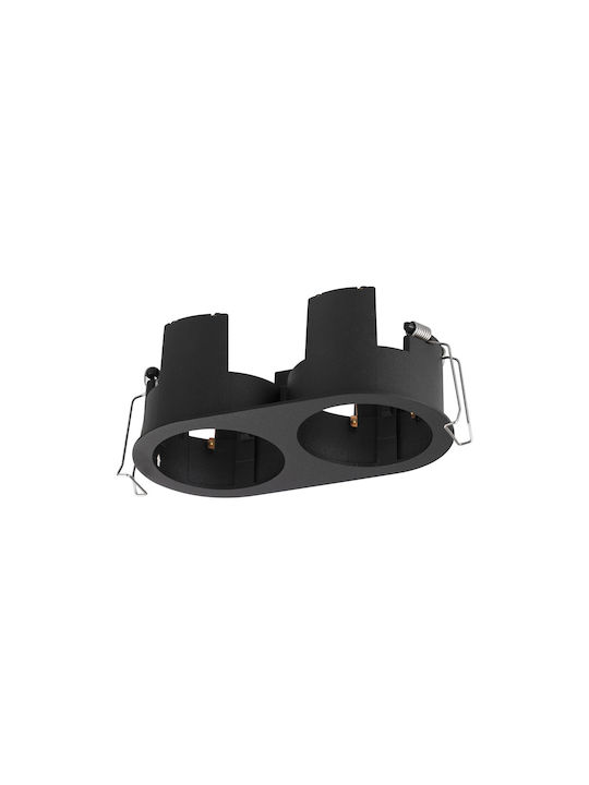 Ideal Lux Beyond Cornice Χωνευτό Σποτ Μαύρο