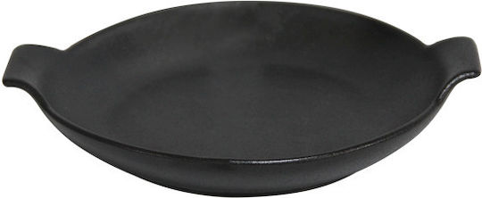 Raki Schwarze Servierplatte Keramik
